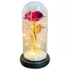Mūžīgā roze stiklā Extralink Home, sarkans LED mirdzums