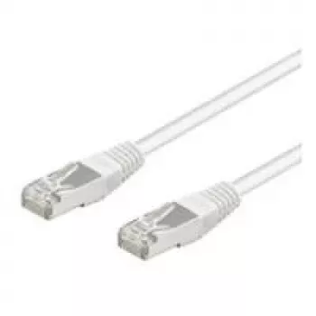 Wentronic Goobay CAT 5e komutācijas kabelis, F/UTP, balts, 2 m - CCA vara maisījums (93494)