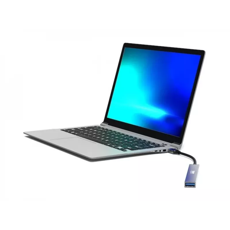 USB centrmezgls Port Designs 900163 Type-C 5000 Mbit/s Sudraba
