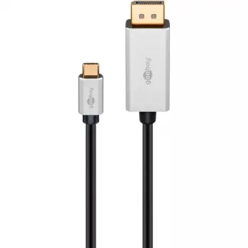 Goobay | USB-C uz DisplayPort adaptera kabelis | 60176 | Type-C | DisplayPort | USB-C uz DisplayPort | 2 m