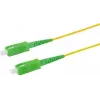 Logilink Professional - komutācijas kabelis - SC/APC vienmoda (V) uz SC/APC vienmoda (V) - 10 m - 2 mm - optiskās šķiedras - simplekss - 9/125 mikrometri - G.657.A2/OS2 - bez halogena - dzeltens