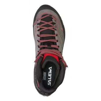 Salewa MTN Trainer Mid GTX vīriešu pieaugušo Charcoal, pelēks, sarkans