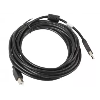 Lanberg CA-USBA-11CC-0050-BK USB kabelis 5 m 2.0 USB B melns (CA-USBA-11CC-0050-BK)