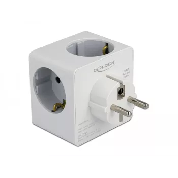 Strāvas adaptera spraudnis Type F DeLOCK 11496 2 USB porti 5V 2.4A 3A