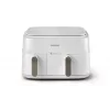 Philips 3000 sērija NA353/10 divkameru karstā gaisa fritieris 9 L brīvstāvošs 2750 W Silver, balta