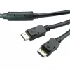 DisplayPort kabelis VALUE 14.99.3495 15 m Melns