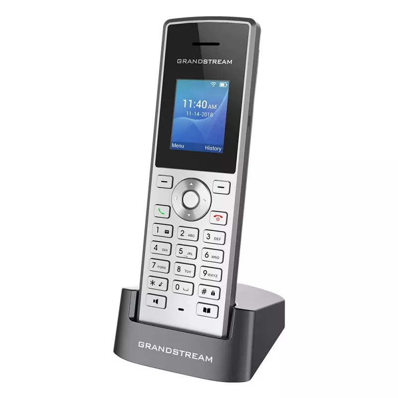 Grandstream Networks WP810 IP tālrunis melns. Metālisks 2 līnijas TFT Wi-Fi