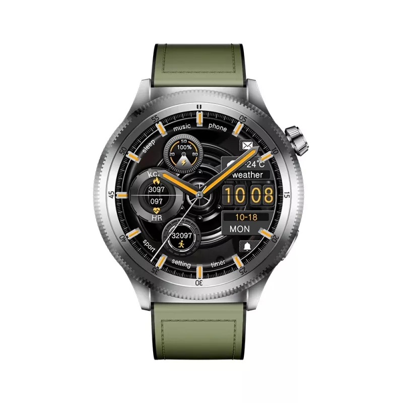 Smartwatch Kumi Gear GT3 sudrabains