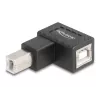 USB Type-B dzimuma mainītājs DeLOCK 67205 Melns