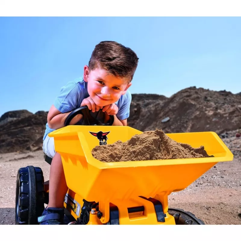 Simba-Dickie BIG Jim-Dumper pašizgāzēja rotaļlieta, plastmasa, 3–5 gadiem, melna un dzeltena