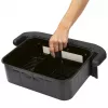 ProfiCook PC-FR 1313 H dubultā karstā gaisa friteris, 10 L, 2400 W, melns/nerūsējošais tērauds