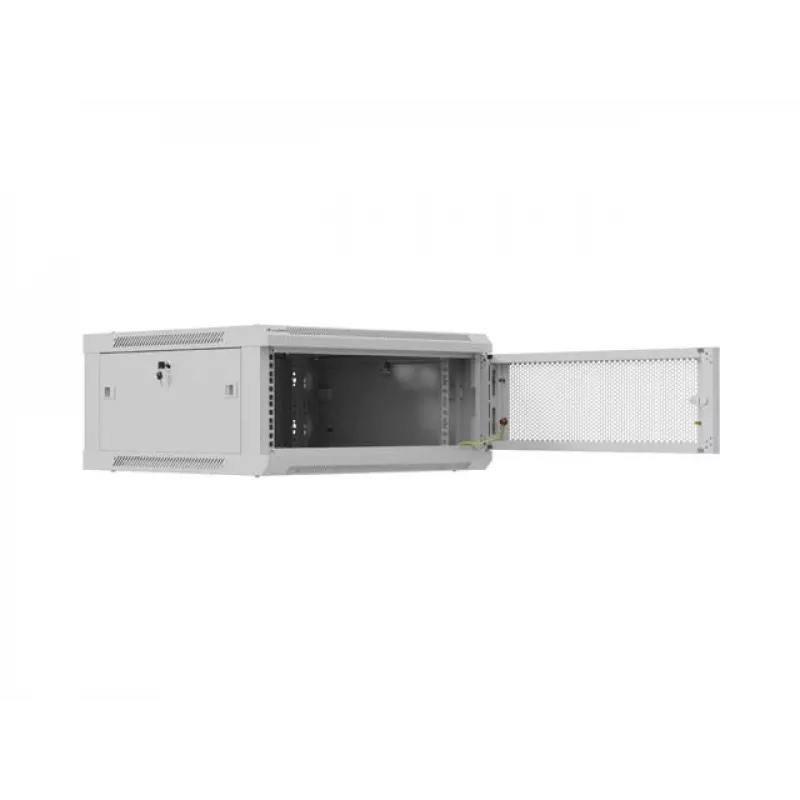 LANBERG pie sienas stiprināms 19 collu instalācijas skapis 4U 600x600 mm, pelēks