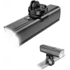 Rockbros RHL1000 24610002001 1000 lm priekšējais velosipēda lukturis + USB-C uz USB-A kabelis, melns