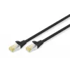 tīkla kabelis Digitus CAT 6A S/FTP RJ-45 7m Melns