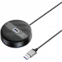 Renkforce RF-USBH-400 4 portu USB 3.0 centrmezgls, melns matēts (RF-6266640)