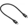 OWC Thunderbolt 5/TB4/USB-4/C kabelis 0.3m melns - Kabelis - Digitālais/Datu (OWCCBLTB5C0.3M)