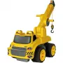 Celtņa kravas automašīna BIG Power Worker Maxi Crane dzeltena 3 līdz 7 gadiem