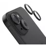 Rūdīta stikla kameras objektīva aizsargs, Belkin OVA179HQBK, priekš iPhone 15 un iPhone 15 Plus — 2 gab. iepakojumā