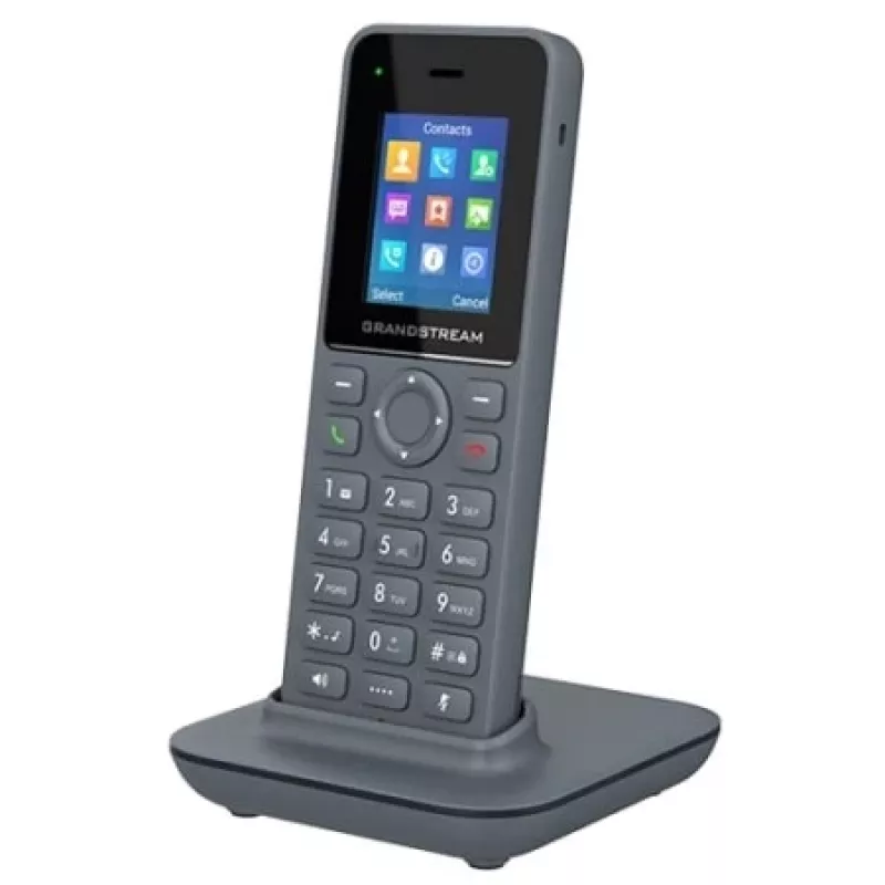 Grandstream Networks WP816 IP tālrunis antracīta krāsā 2 līniju LCD Wi-Fi