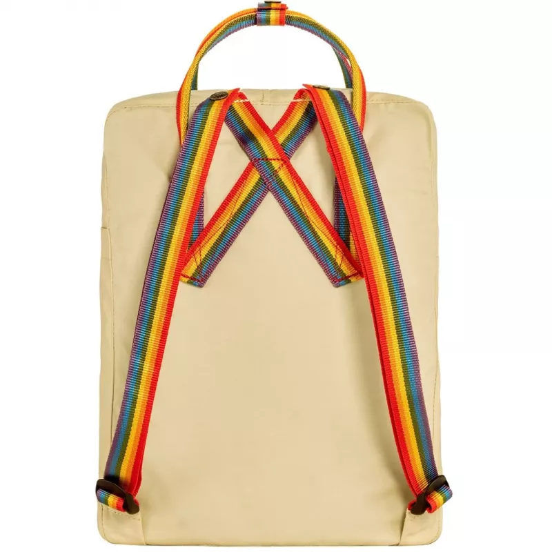 Fjällräven Kanken Rainbow mugursoma Ikdienas mugursoma Ozola Vinylon
