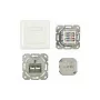 Synergy 21 S216357 - 2 x RJ-45 - 6a - Balta - 50 mm - 50 mm - 5,6 cm
