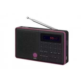 Radio Pliszka USB, FM melns