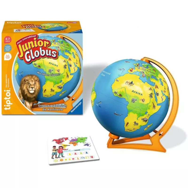 Izglītojoša rotaļlieta Ravensburger tiptoi Mein interaktiver Junior Globus