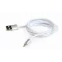 Lightning kabelis Gembird CCB-MUSB2B-AMLM-6-S 1.8 m sudrabains