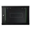 DIGITUS Dynamic Basic DN-19 16-U-EC-SW - skapis - tīkla skapis - piemērots montāžai pie sienas - melns, RAL 9005 - 12U - 48.3 cm (19)