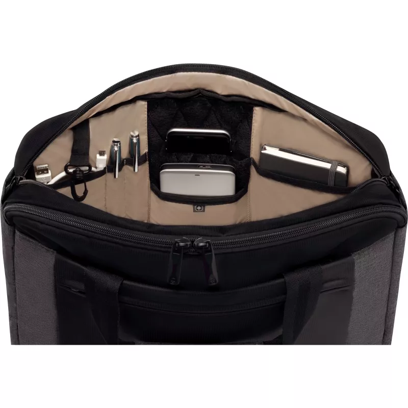 WENGER Underground piezīmjdatora soma 35,8–39,6 cm 14,1–15,6 collu planšetdatora un klēpjdatora virstorpmašīna, melna