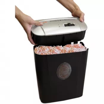 Peach PS500-10 papīra smalcinātājs, krustveida smalcināšana, 72 dB, 22 cm, melns