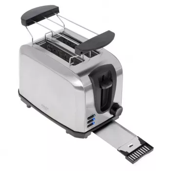 Tosteris Adler AD 3222 2 šķēles 1000 W Sudraba