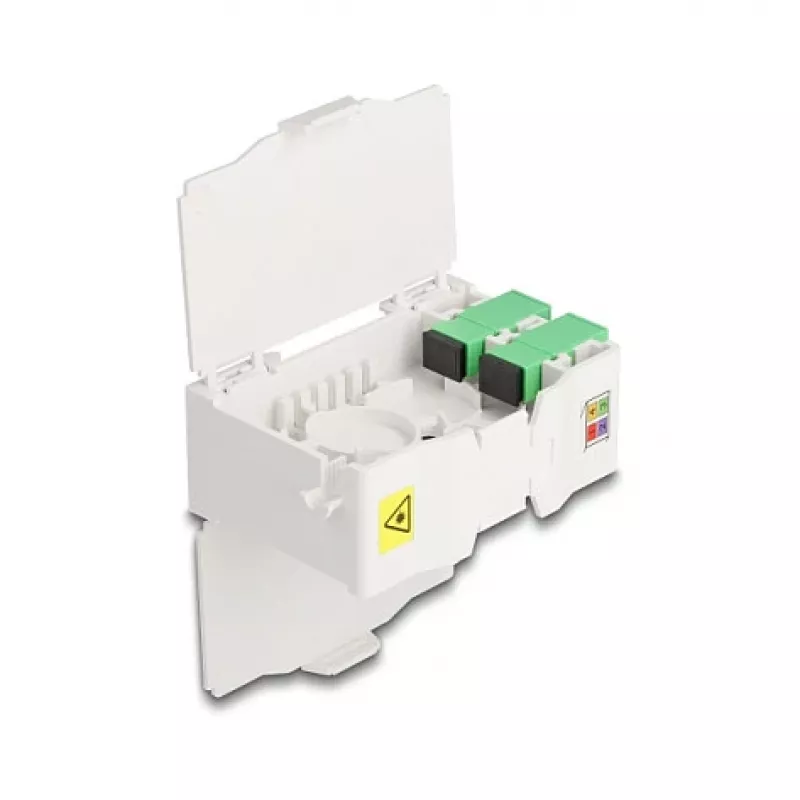 Optiskās šķiedras sadales kārba DeLOCK 88097 SC Simplex balta
