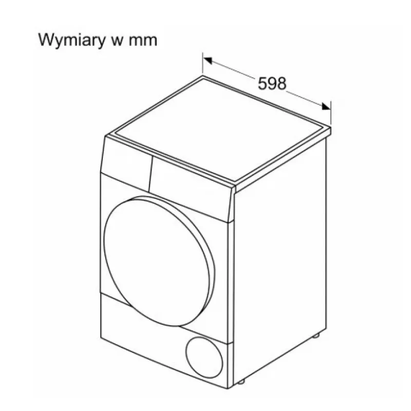 Veļas žāvētājs Bosch WTH86200PL 8 kg ietilpība Siltumsūknis