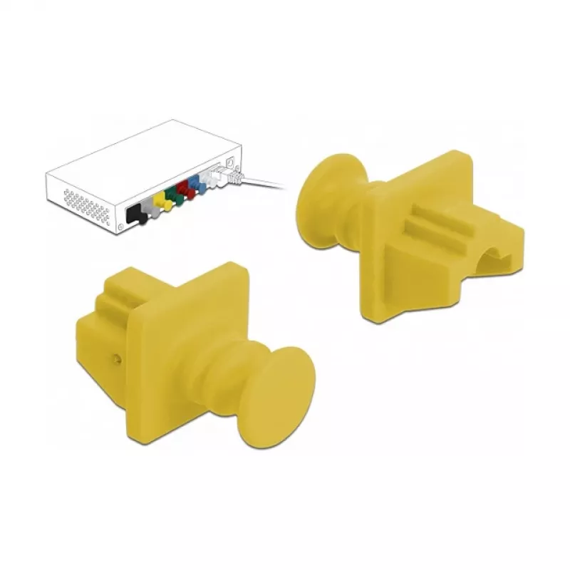 Putekļu aizsargs DeLOCK 86511 RJ-45 10 gab.