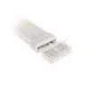 PCI-E 8 kontaktu pagarinātāja kabelis Kolink Umbra Radiant ARGB — dubults 2× 8 kontaktu, pīts pagarinātājs GPU barošanai