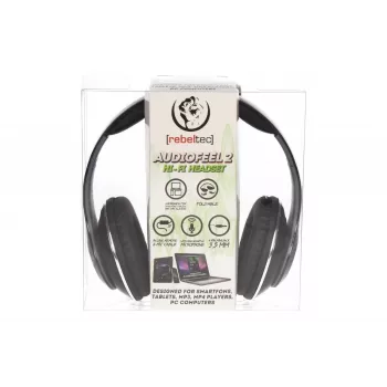 Stereo austiņas Rebeltec AUDIOFEEL2 Melns