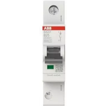 ABB Strāvas slēdzis SX201-B25 Flexline B-Char.6kA 25A 1P (2CDS251003R0255)