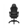Spēļu krēsls huzaro Force 3.7 Carbon Melns — ergonomisks, regulējams augstums 107.5–116.5 cm, 5 riteņi, jostasvietas un kakla spilveni