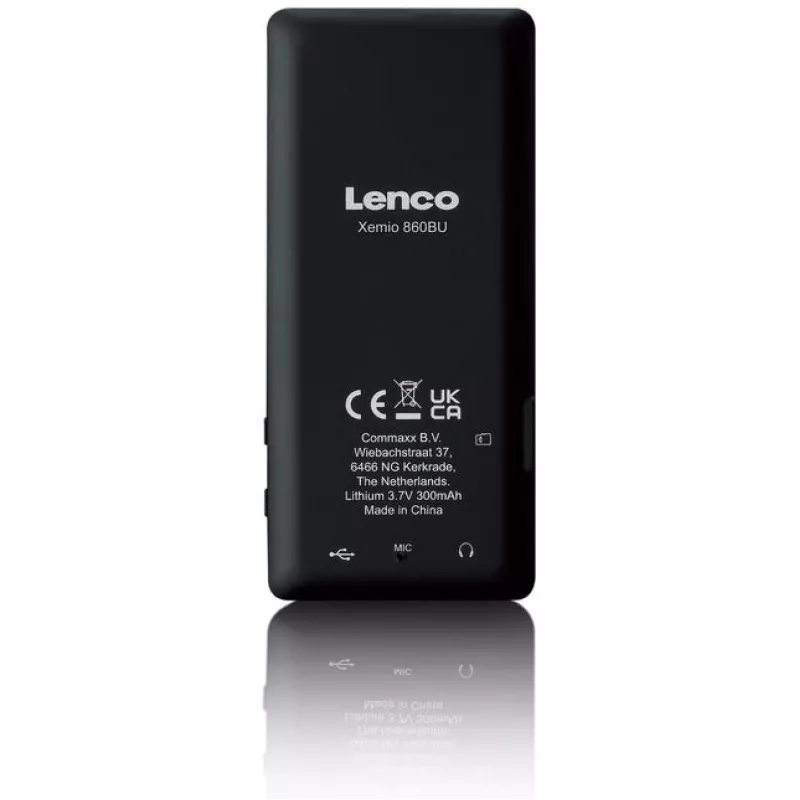 MP3 atskaņotājs Lenco Xemio-860BU 8 GB Melns Zils LCD 18h atskaņošana