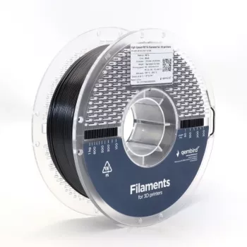 3D drukas kvēldiegs Gembird PETG 1,75 mm melns 1 kg