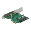 DeLOCK PCI Express x1 karte ar 2 x USB Type-C™ ligzdām