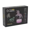 Manta SNL116RGB RGB 3D zirgu dekoratīvā LED lampa