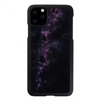 Viedtālruņa maciņš iKins iPhone 11 Pro Max — Milky Way Melns