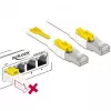 Tīkla kabelis DeLOCK 85335 RJ-45 Cat6a 5 m balts