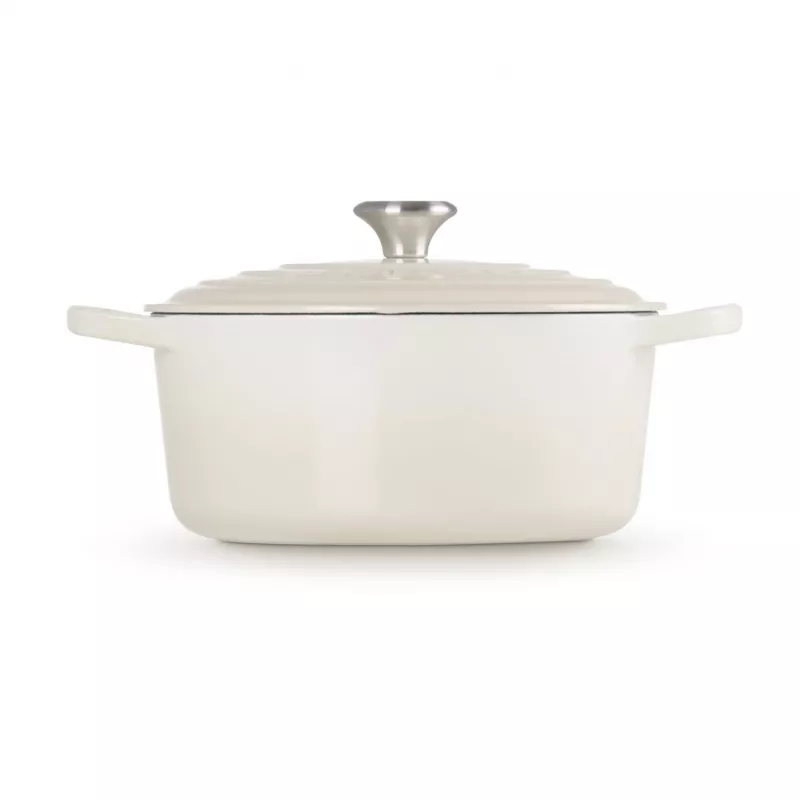Le Creuset Signature cepeša panna apaļa 26 cm meringue (21177267164430)