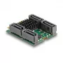 DeLOCK 61062 iekšējais SATA adapteris, M.2 uz SATA 6 Gbit/s, RAID 0, 1, 10, JBOD