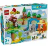 Rotaļlietu komplekts LEGO DUPLO Town Wild Animal Families 3-in-1 10446 — 92 gabali, 2+, 200×220×340 mm