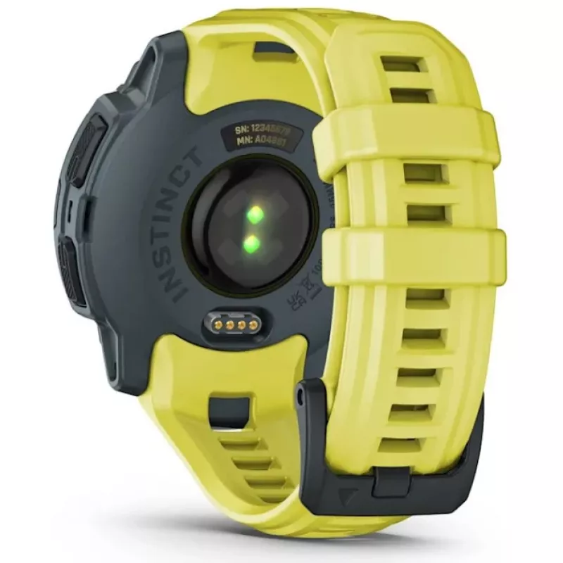 Garmin Instinct E 2,29 cm (0,9 inch) MIP 45 mm digitālais pulss 176 x 176 pikseļi laima krāsā GPS (satelītu)