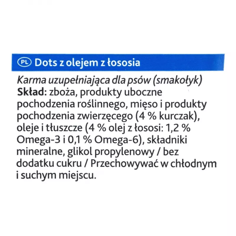 Suņu apmācības kārumi Trixie Junior Dots 140 g — mīksti laša našķi kucēniem